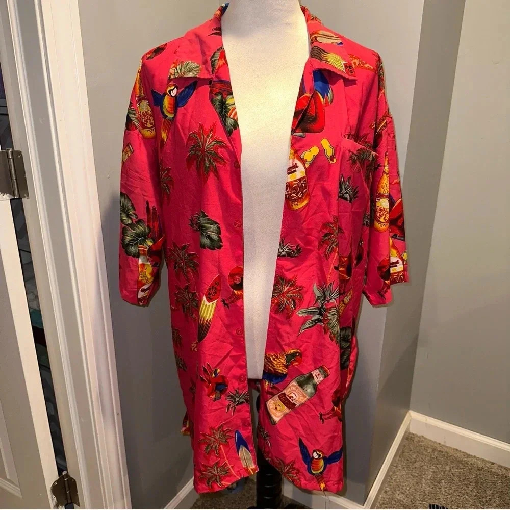 Pacific & Co Hawaiian Button Down Shirt - Size L